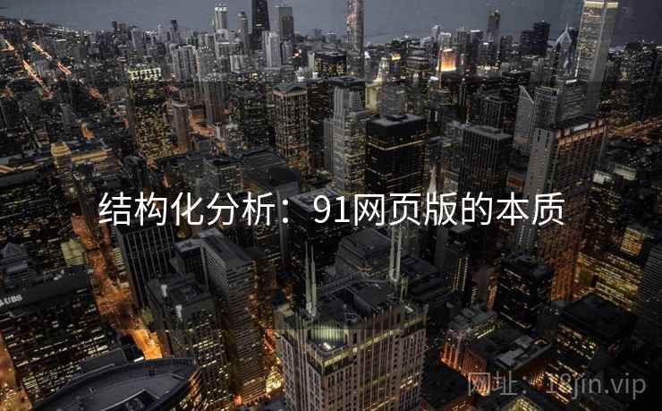 结构化分析:91网页版的本质