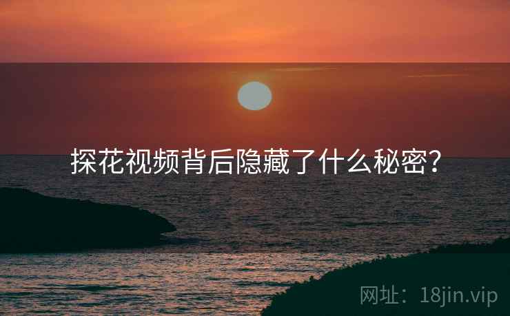 探花视频背后隐藏了什么秘密? 探花视频背后隐藏了什么秘密?